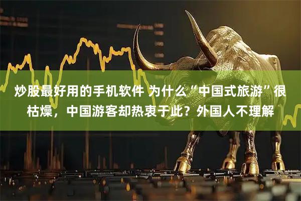 炒股最好用的手机软件 为什么“中国式旅游”很枯燥，中国游客却热衷于此？外国人不理解