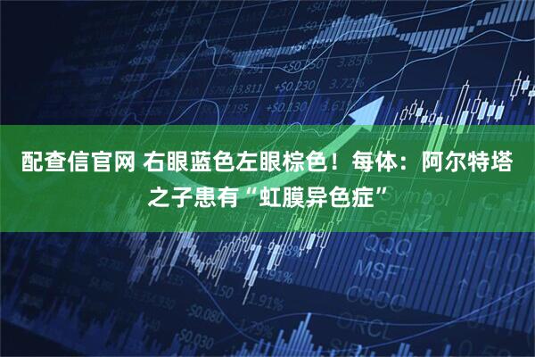 配查信官网 右眼蓝色左眼棕色！每体：阿尔特塔之子患有“虹膜异色症”